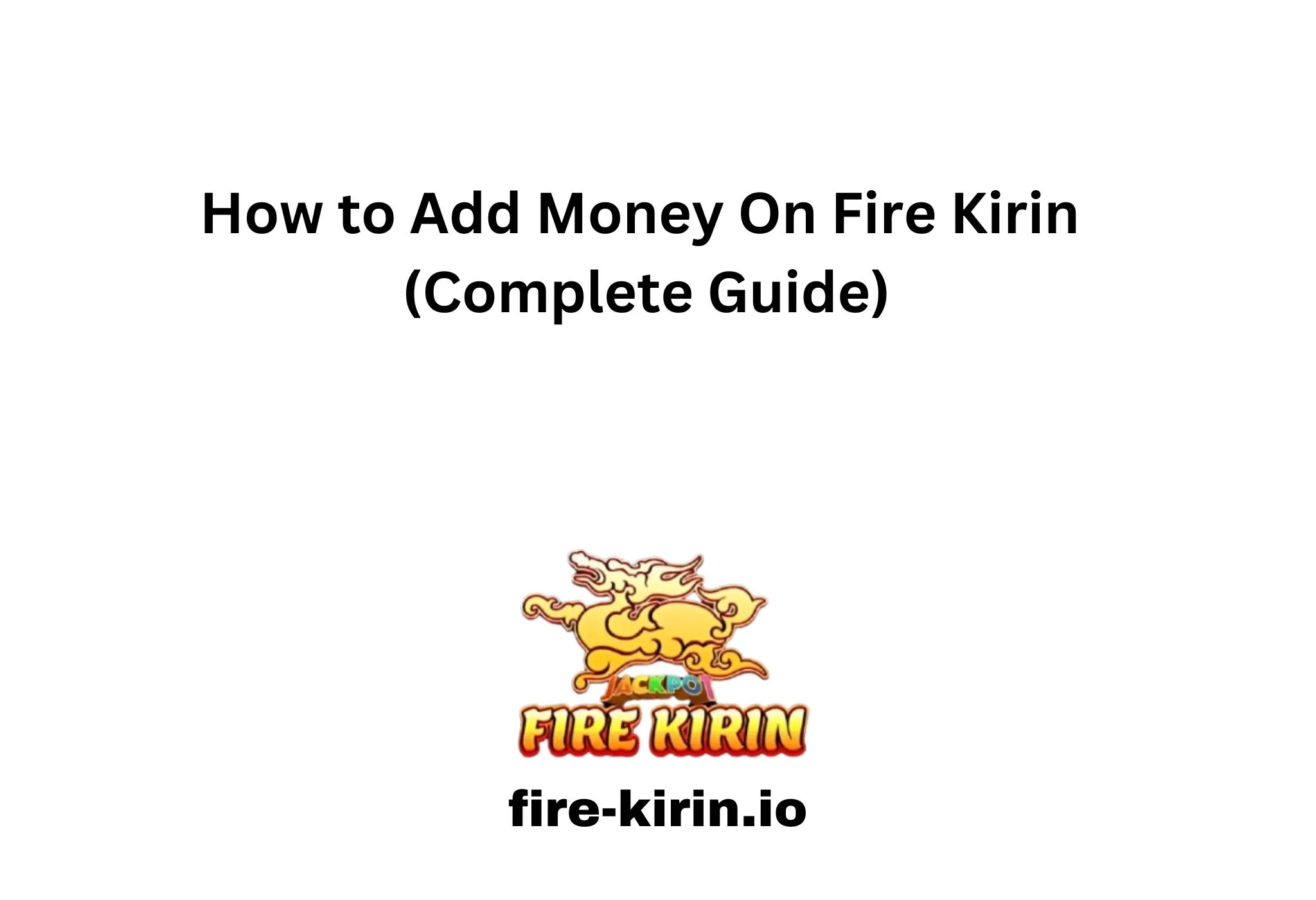 add money on fire kirin